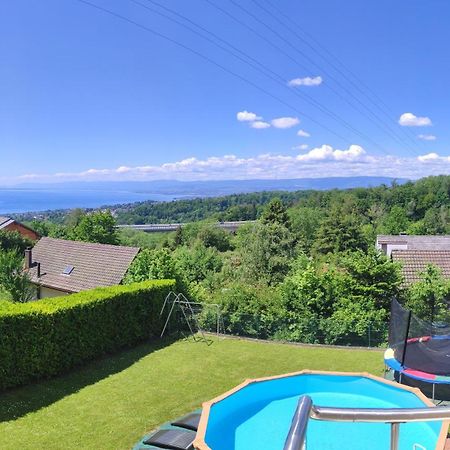 Joli Studio Avec Terrasse Et Vue Exclusivement Pour Non Fumeurs Belmont-sur-Lausanne Kültér fotó
